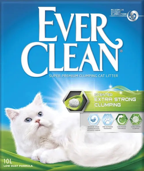 Kattegrus Extra Strong Scented klumpende 10 l - Maxi Zoo Danmark