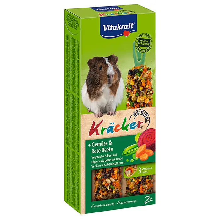 Kräcker Marsvin med grøntsager - Maxi Zoo Danmark
