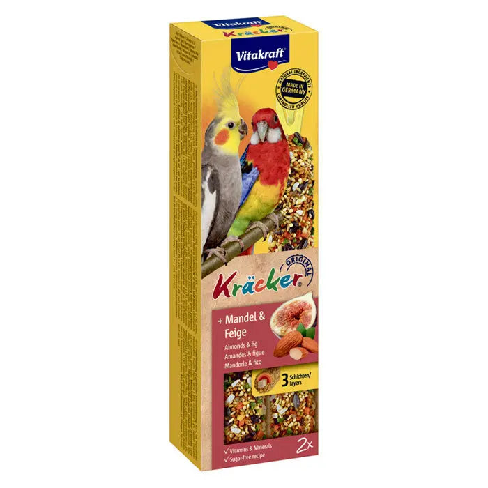 Kräcker Mandel & figen 2 x 90 g - Maxi Zoo Danmark