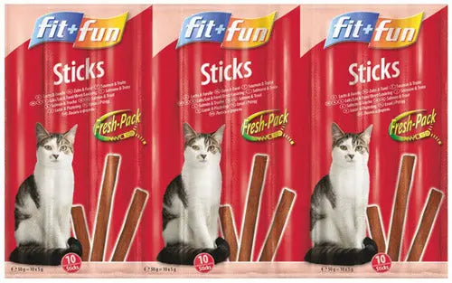 Sticks laks & forel 10 stk 50 g - Maxi Zoo Danmark