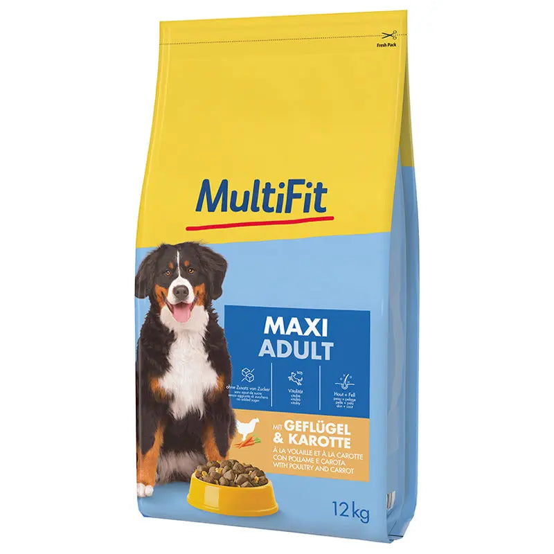 Adult Maxi fjerkræ 12 kg - Maxi Zoo Danmark