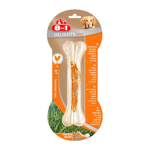 Tyggeben Delights Strong Large kylling 1 stk - Maxi Zoo Danmark