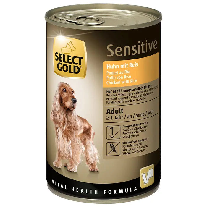 Adult Sensitive, dåse kylling & ris 400 g - Maxi Zoo Danmark