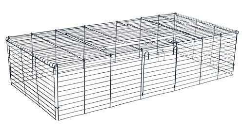 Saml selv bur gitter 102,4 x 51,8 x 26,3 cm grøn
