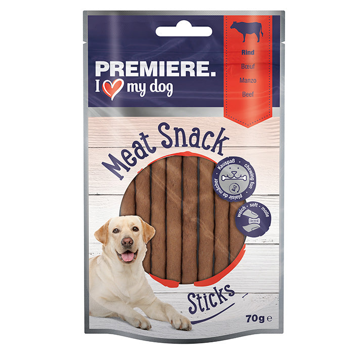 Meat Sticks okse 70 g - Maxi Zoo Danmark