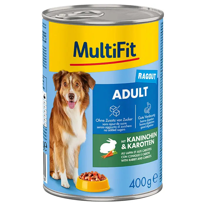 Adult Ragout, dåse kanin & gulerod 400 g - Maxi Zoo Danmark