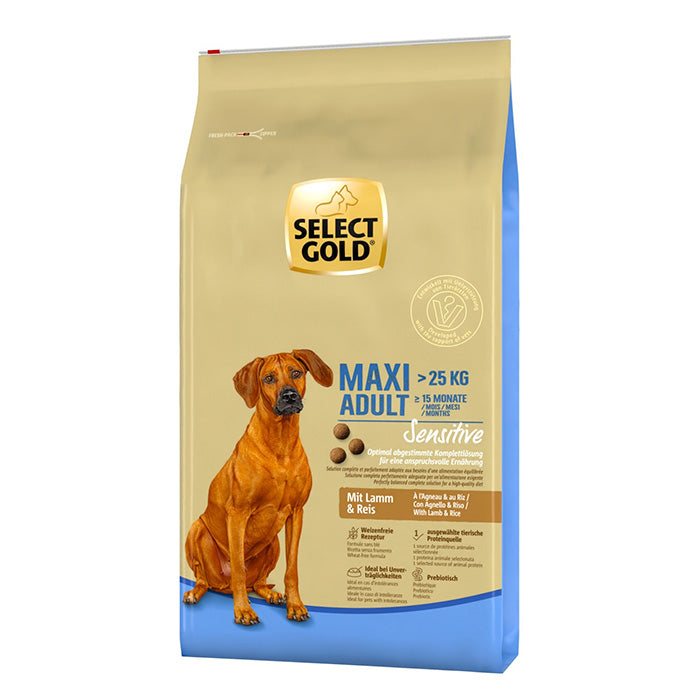 Adult Sensitive Maxi lam & ris 12 kg