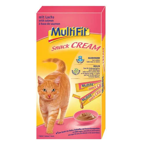 Snack Cream laks 7x15 g - Maxi Zoo Danmark