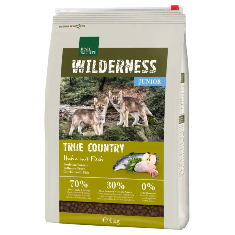 Junior Wilderness True Country kylling & fisk 4 kg - Maxi Zoo Danmark