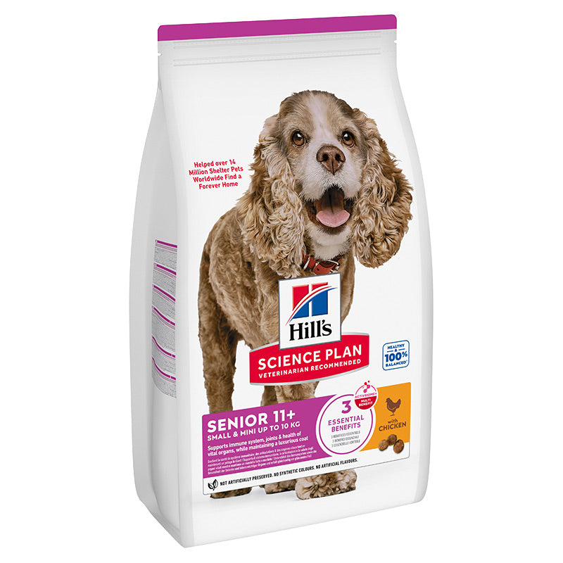 Senior Small & Mini kylling 1,5 kg