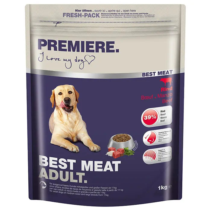 Adult Best Meat okse 1 kg - Maxi Zoo Danmark