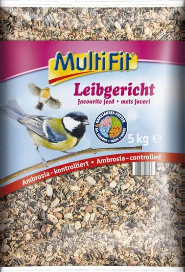 Favorit mix Vildtfuglefoder 5 kg - Maxi Zoo Danmark