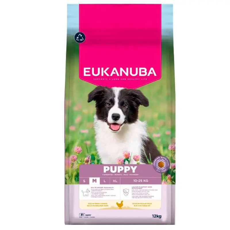 Puppy Medium kylling 12 kg - Maxi Zoo Danmark