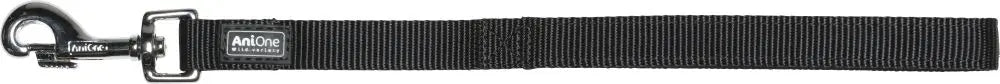 Nylon kortline Classic 30 cm x 20 mm sort - Maxi Zoo Danmark