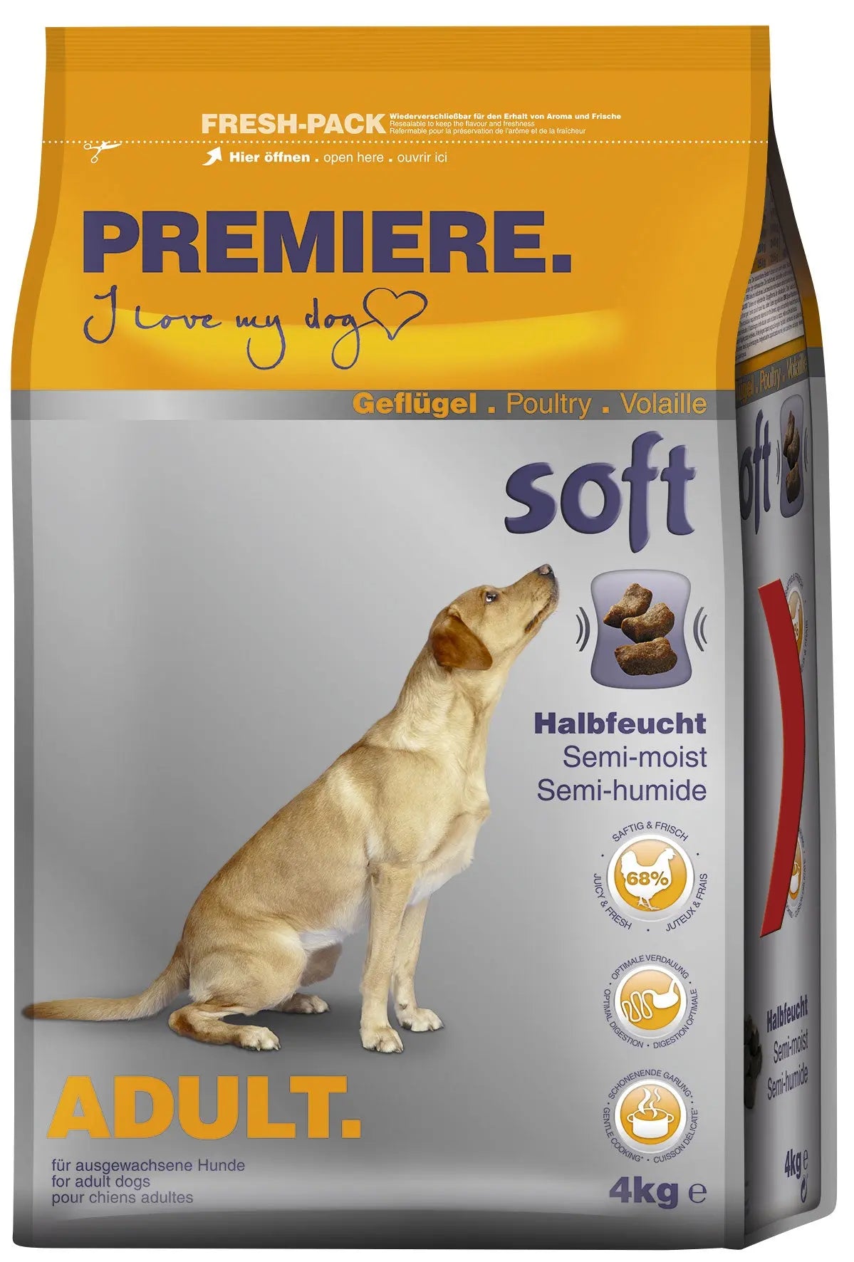 Adult Soft kylling 4 kg - Maxi Zoo Danmark