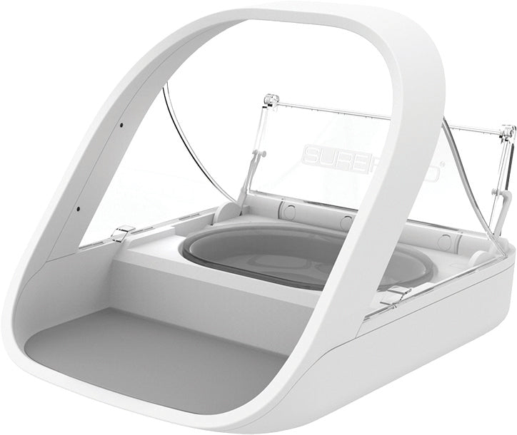 Madskål Pet Feeder til microchip 300 ml hvid