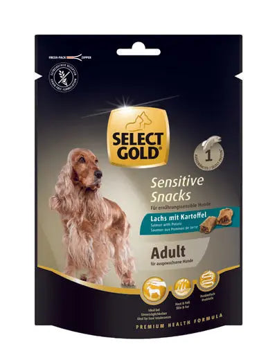 Adult Sensitive Snacks laks & kartofler 160 g SELECT GOLD