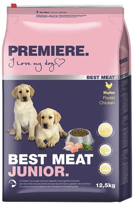 Junior Best Meat kylling 12,5 kg - Maxi Zoo Danmark