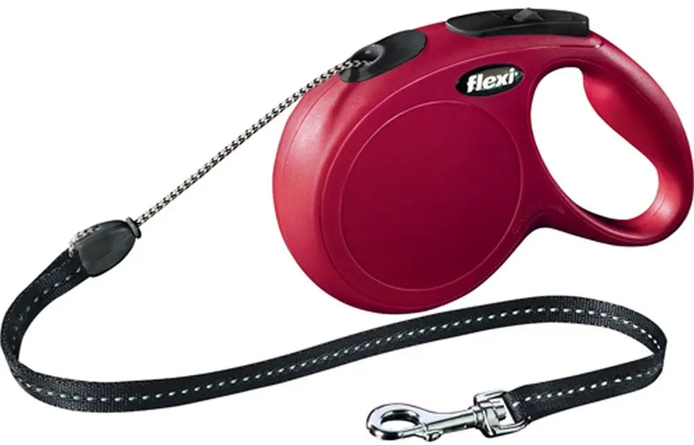 Hundesnor New Classic medium 8 m < 20 kg rød - Maxi Zoo Danmark