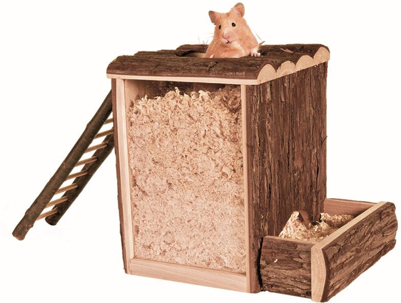 Gnavertårn naturtræ 25 x 24 x 20 cm