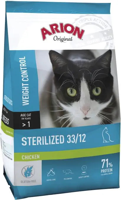 Adult Sterilised kylling 7,5 kg ARION