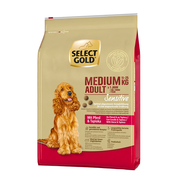 Adult Sensitive Medium hest & tapioka 4 kg