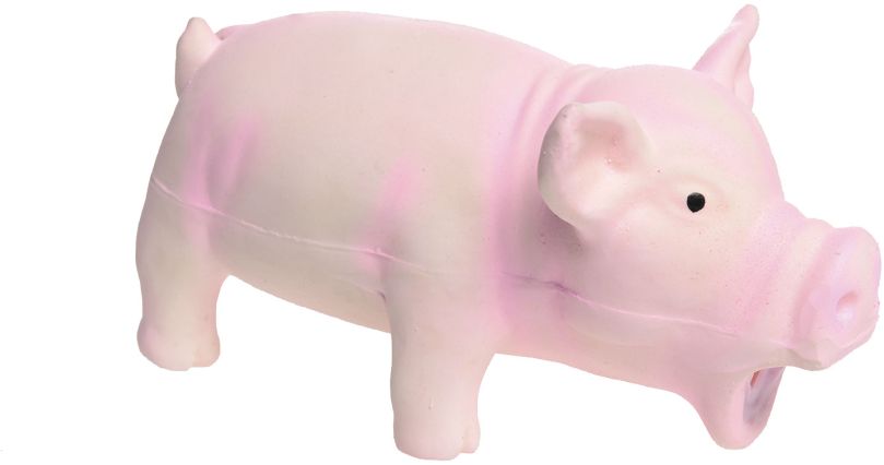 Latexlegetøj gris small 17 cm ass. farver - Maxi Zoo Danmark