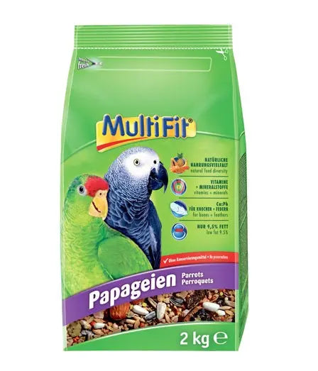 Papegøje foder 2 kg - Maxi Zoo Danmark