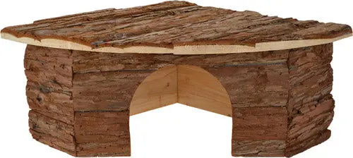 Hjørnetræhus Nico til kanin 30 x 15 cm - Maxi Zoo Danmark