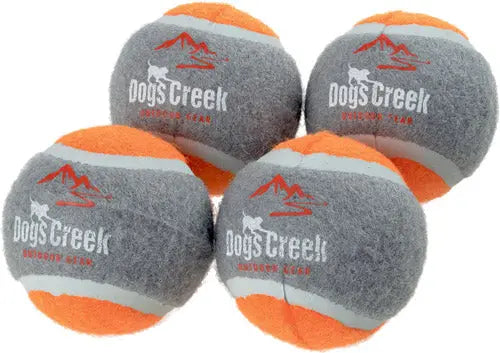 Tennisbolde Ibex 4 stk 6 cm orange/grå - Maxi Zoo Danmark