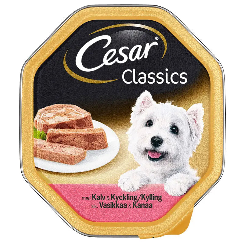 Adult Classics, alu-bakke kalv & kylling 150 g - Maxi Zoo Danmark