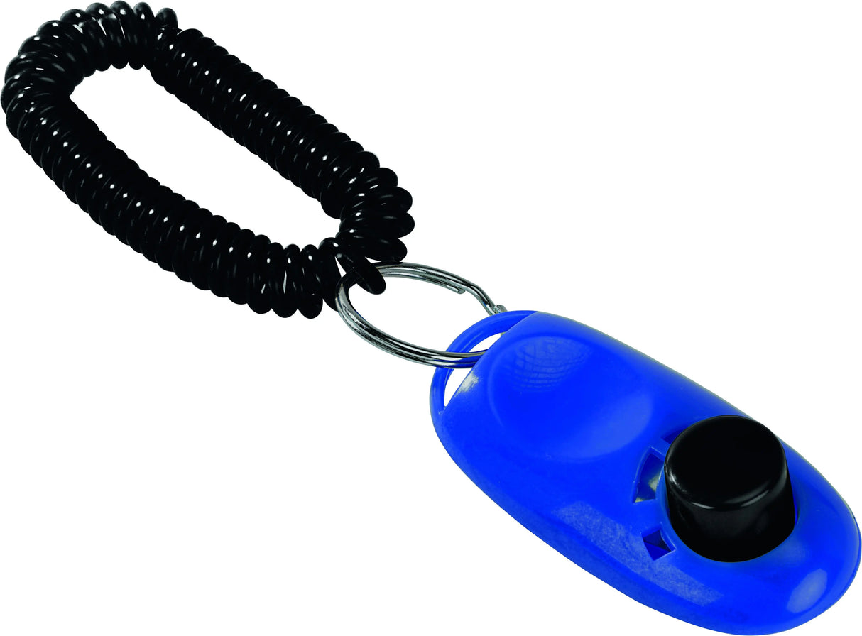 Clicker Basic 6,5 cm sort/blå - Maxi Zoo Danmark