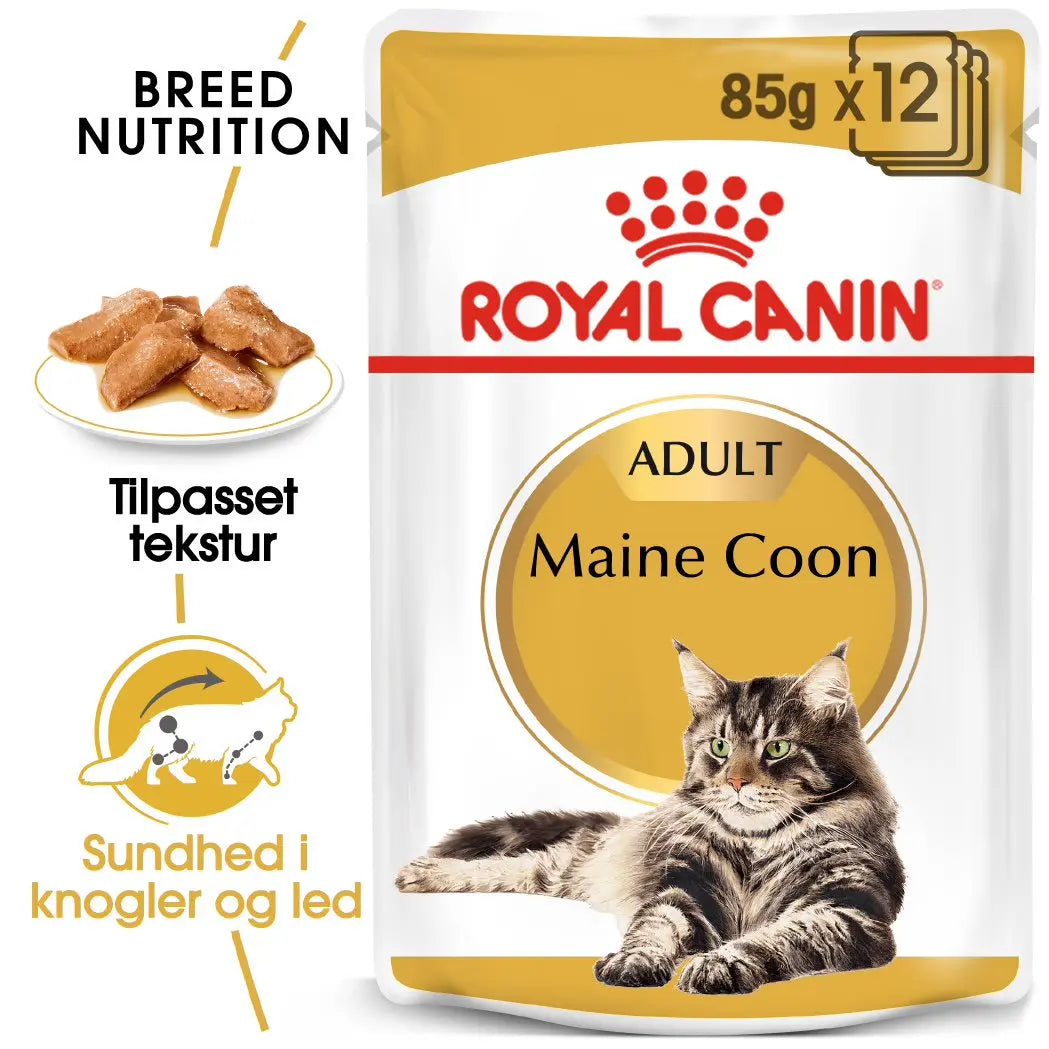Adult Paté, menuboks pouch Maine Coon 12x85 g - Maxi Zoo Danmark