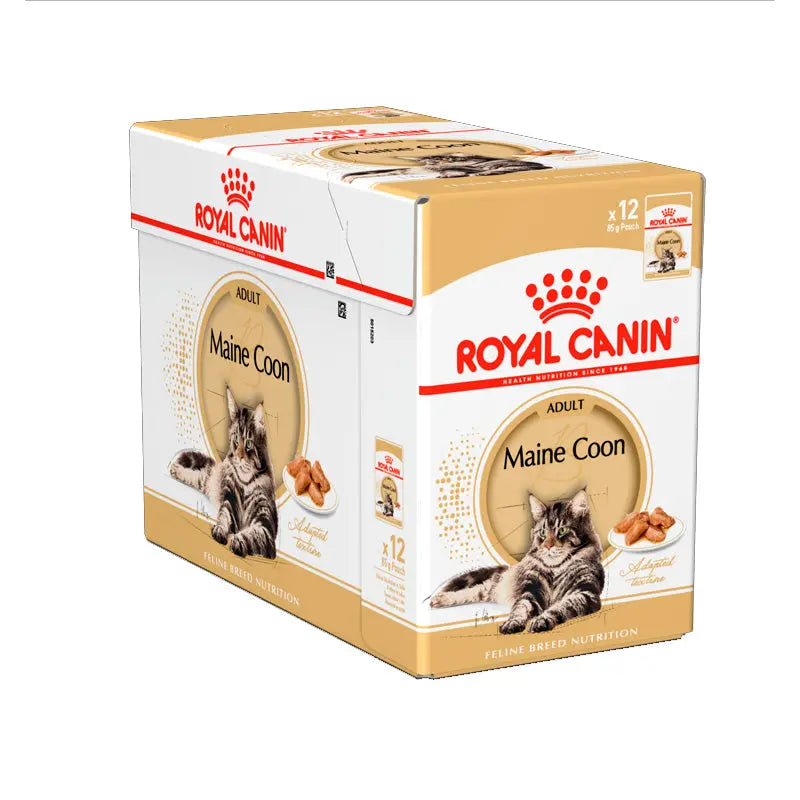 Adult Paté, menuboks pouch Maine Coon 12x85 g - Maxi Zoo Danmark