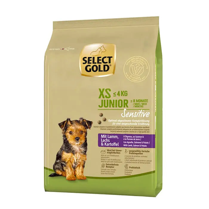 Junior Sensitive X-Small lam & laks 1 kg - Maxi Zoo Danmark