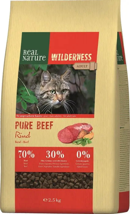Adult Wilderness Pure Beef okse 2,5 kg - Maxi Zoo Danmark