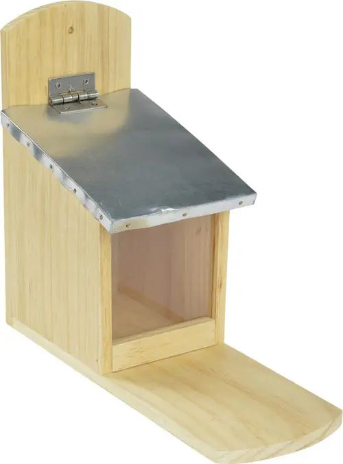 Foderhus Egern 29x12x25 cm FSC træ - Maxi Zoo Danmark