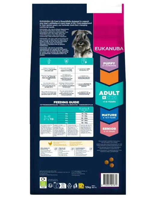 Adult Active small kylling 12 kg EUKANUBA