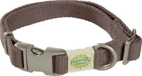 Halsbånd m/lås S 29-45 cm brun flad - Maxi Zoo Danmark