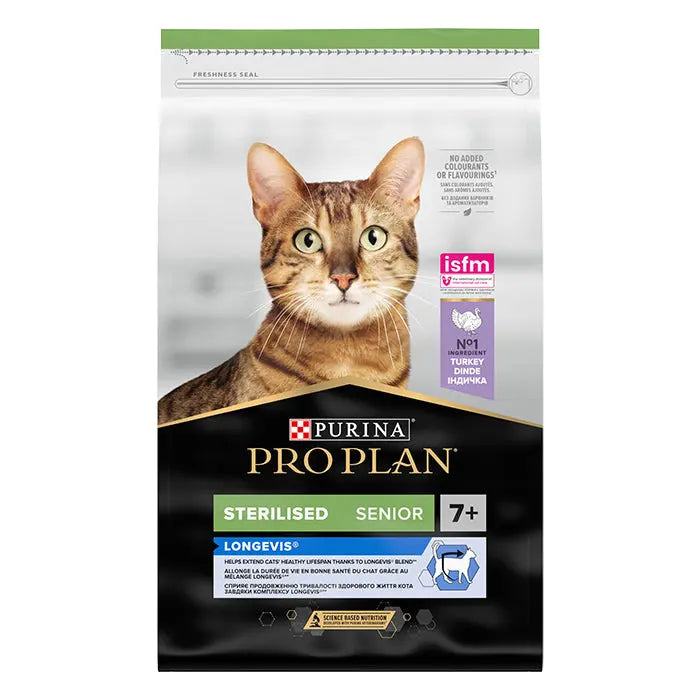 Senior sterilised longevis kalkun 10 kg - Maxi Zoo Danmark