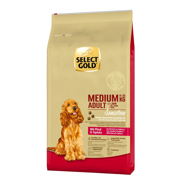 Adult Sensitive Medium Hest og Tapioka 12 kg