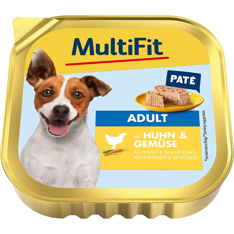 Adult alu-bakke kylling & grønsager 150 g - Maxi Zoo Danmark