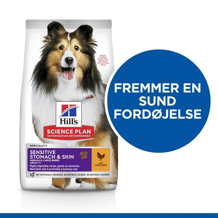 Adult Sensitive Stomach & Skin kylling 2,5 kg - Maxi Zoo Danmark