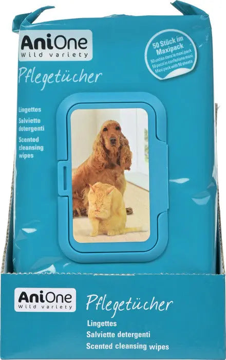 Renseservietter maxi pak 50 stk - Maxi Zoo Danmark