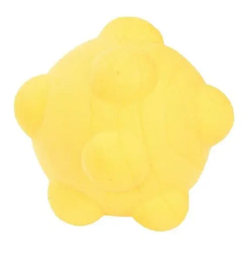 TPR skum bold Wiffle 7 cm ass farver gul/rød - Maxi Zoo Danmark