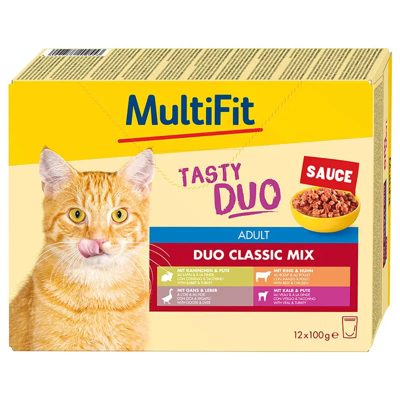 Adult Sauce, menuboks duo classic mix 12 x 100 g - Maxi Zoo Danmark
