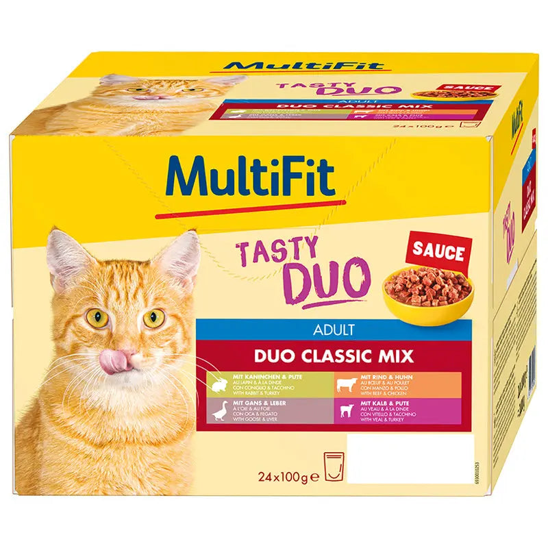 Adult Sauce, menuboks duo classic mix 24 x 100 g - Maxi Zoo Danmark
