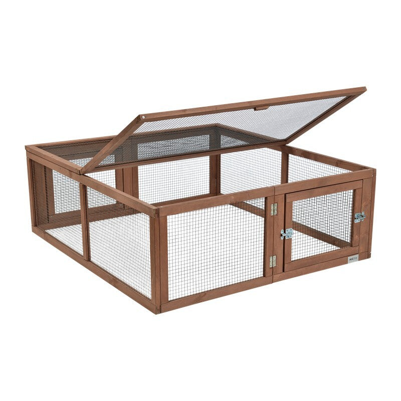 Udendørsbur Woody Garden 116x107x41,6 cm brun