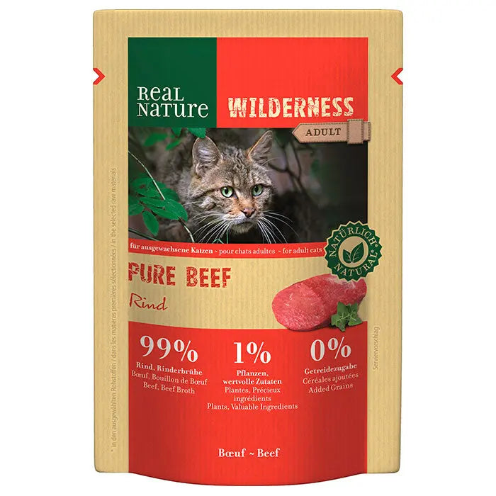 Adult wilderness Pure Beef 85 g - Maxi Zoo Danmark