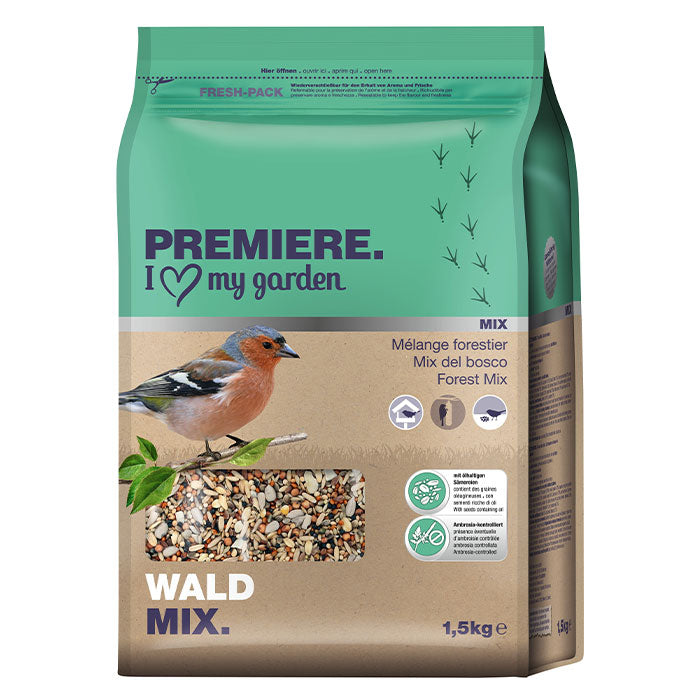 Vildfugle foder Skov-mix1,5 kg - Maxi Zoo Danmark
